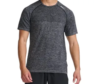 2XU Motion Tech Tee Men's Running T-Shirt (Grey Marie)