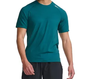 2XU Motion Tech Tee Men's Running T-Shirt (Raft/Pine)