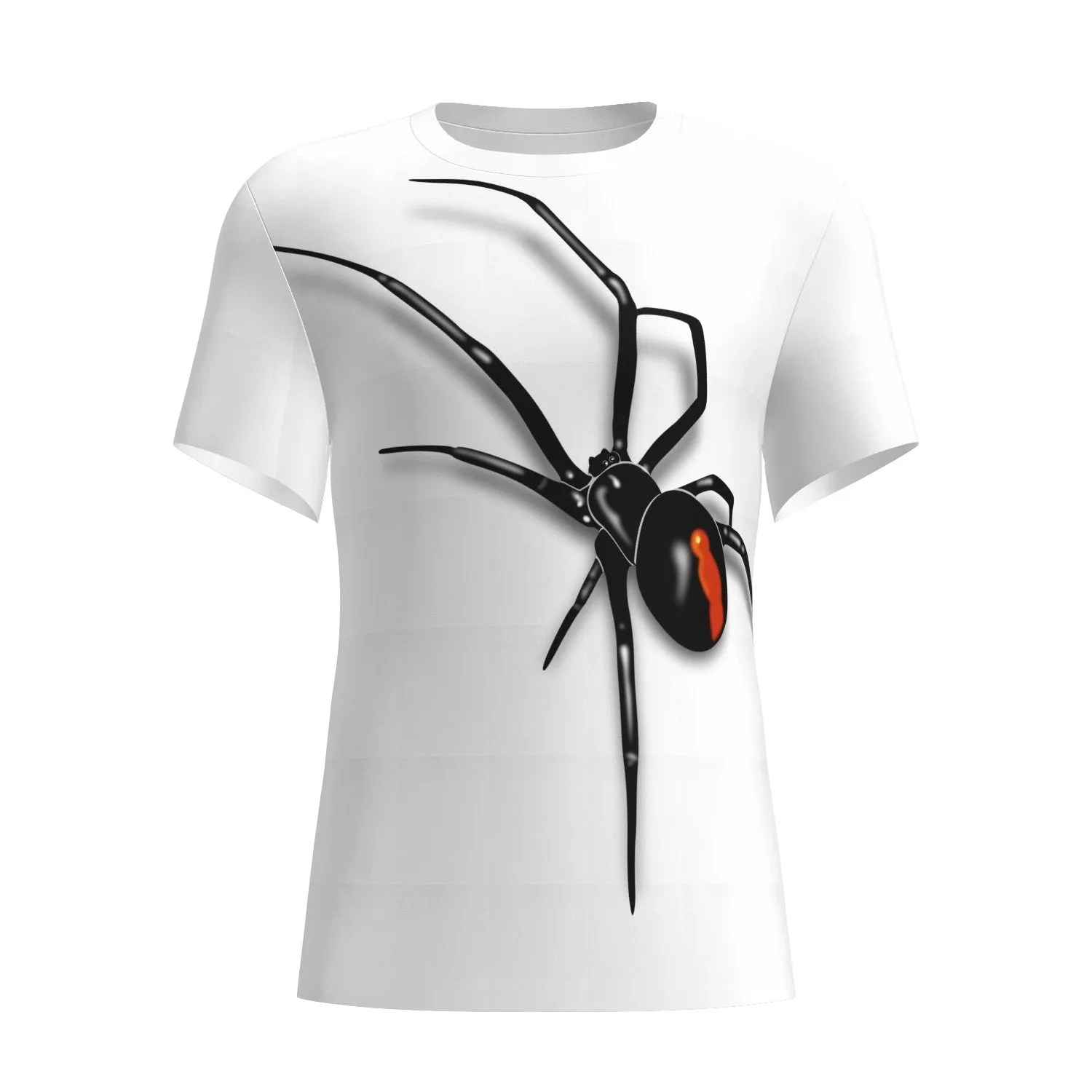 3D Graphic Printed Short Sleeve Shirts Spider