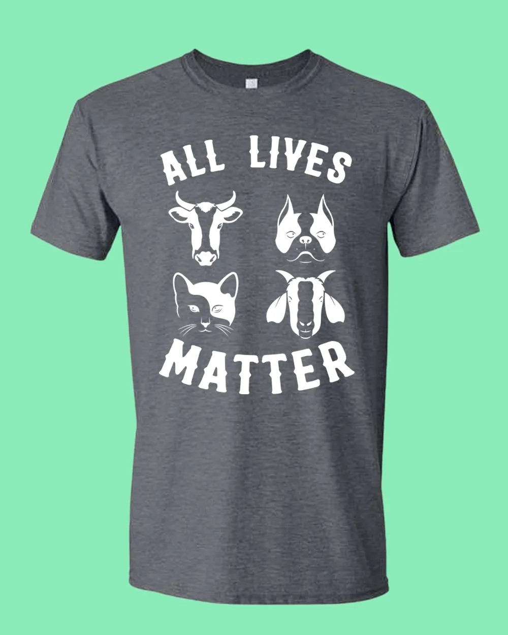 All Animals Lives matter T-shirt, Vegan shirt
