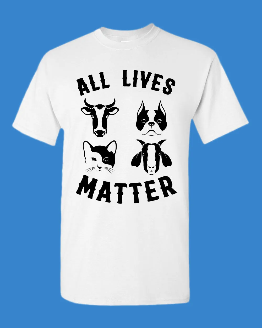 All Animals Lives matter T-shirt, Vegan shirt