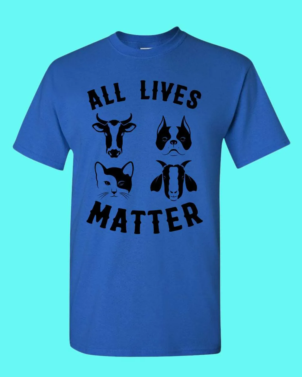 All Animals Lives matter T-shirt, Vegan shirt