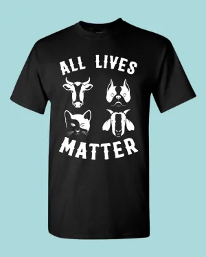 All Animals Lives matter T-shirt, Vegan shirt