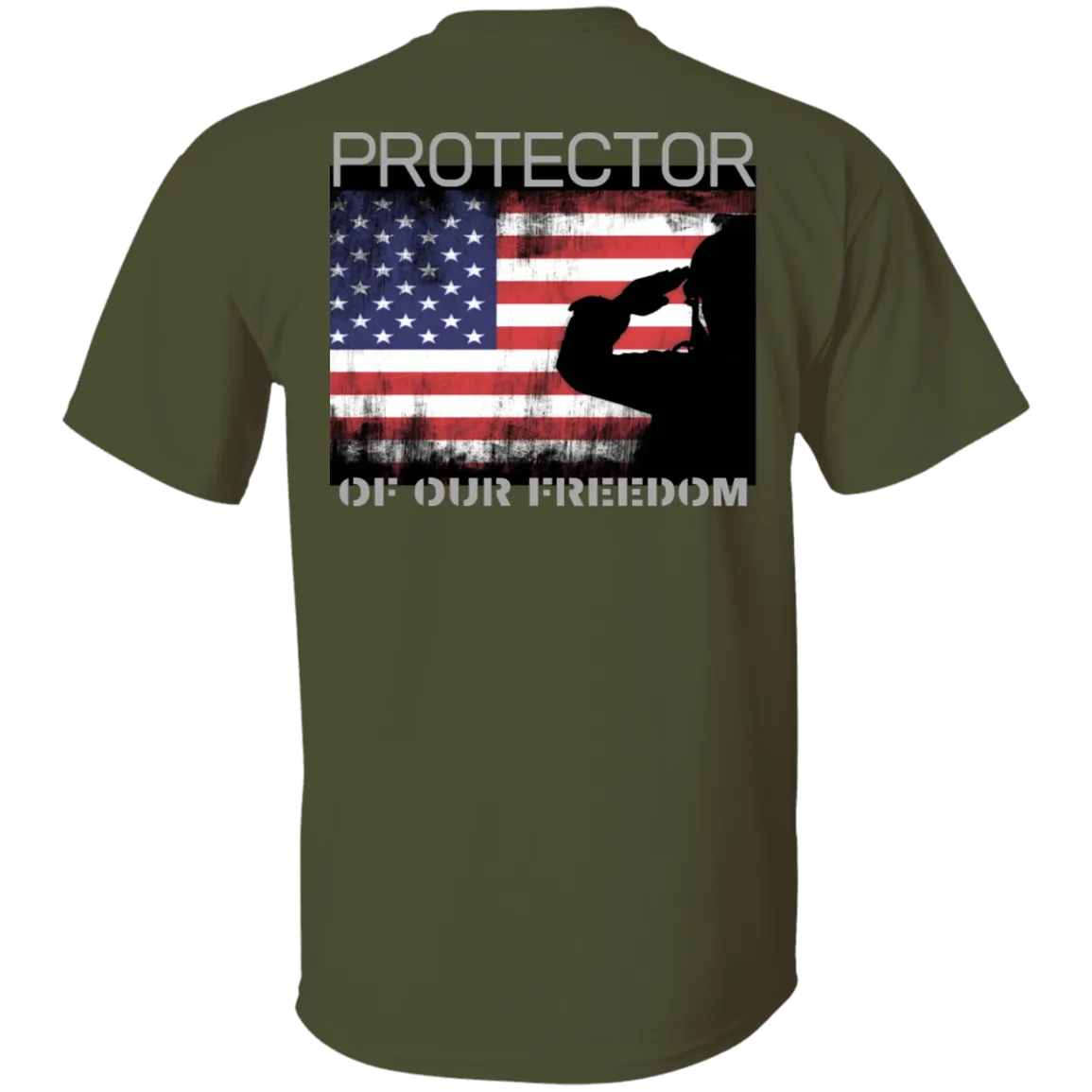American Pride Protector of Freedom Short Sleeve T-Shirt