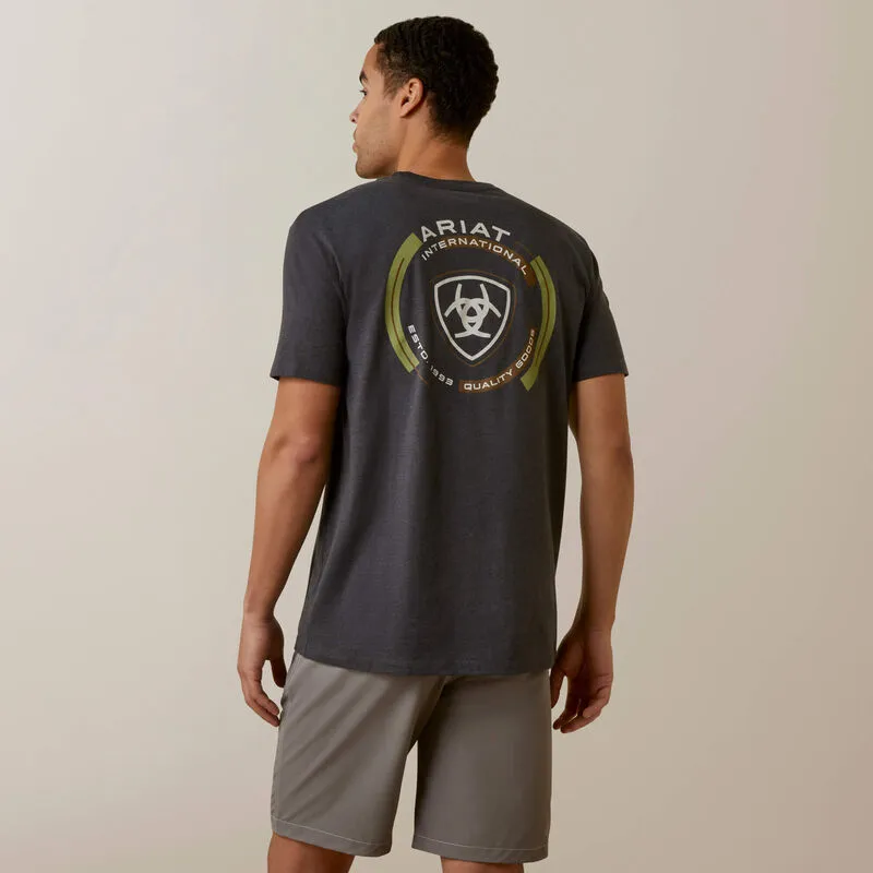 Ariat Offset Circle Men's T-Shirt | 10045287