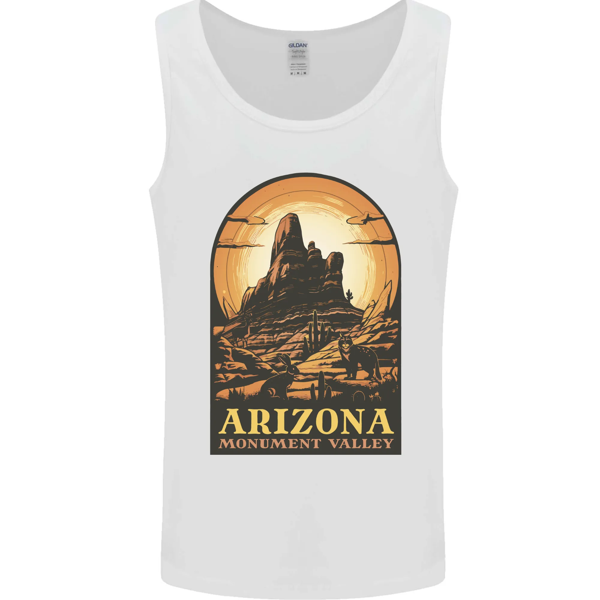Arizona Monument Valley USA Mens Vest Tank Top