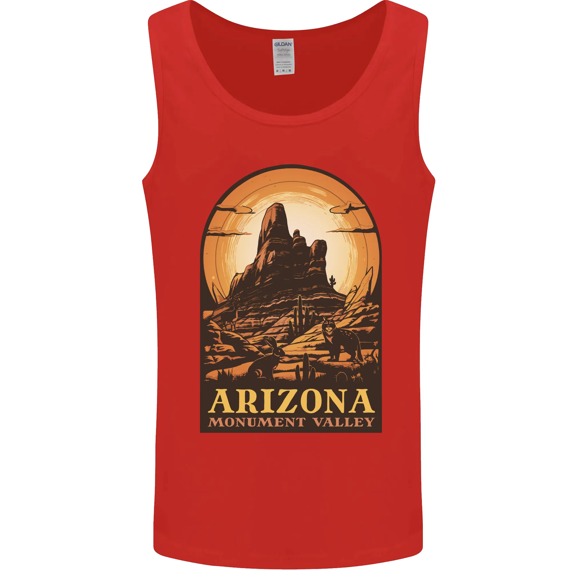 Arizona Monument Valley USA Mens Vest Tank Top