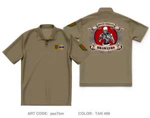 B Co, 541st DSSB, 1 IDSB Core Men's SS Performance Polo - pez7bm