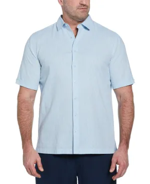 Big & Tall Engineered Dobby Panels Shirt