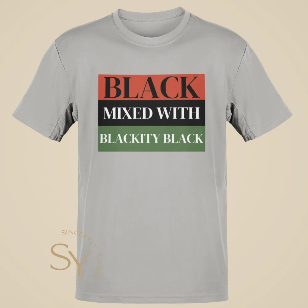 Black Mixed With Blackity Black Unisex T-Shirt