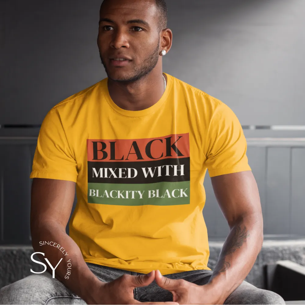 Black Mixed With Blackity Black Unisex T-Shirt