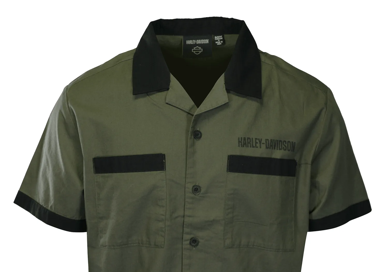 Branded  Men's Shirt Grape Leaf Combustion S/S Woven (S53)