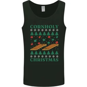 Cornholy Christmas Cornhole Xmas Mens Vest Tank Top