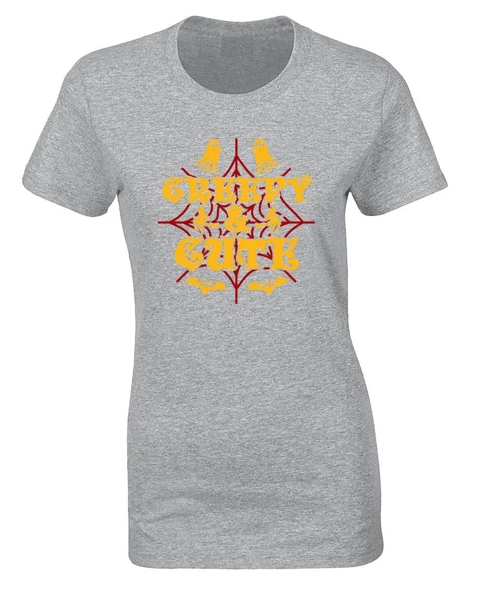 Creepy and cutie Halloween t-shirt women tees