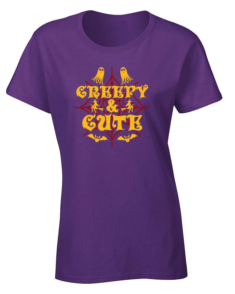 Creepy and cutie Halloween t-shirt women tees