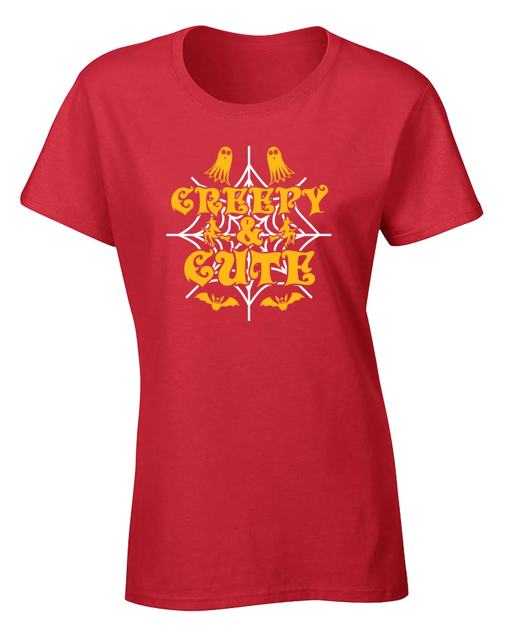 Creepy and cutie Halloween t-shirt women tees