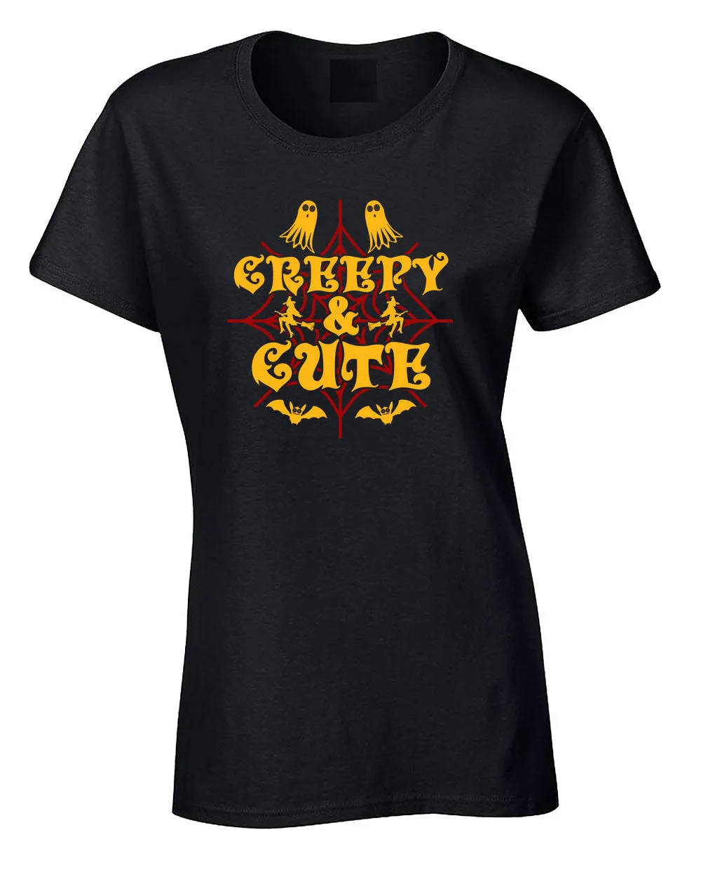 Creepy and cutie Halloween t-shirt women tees
