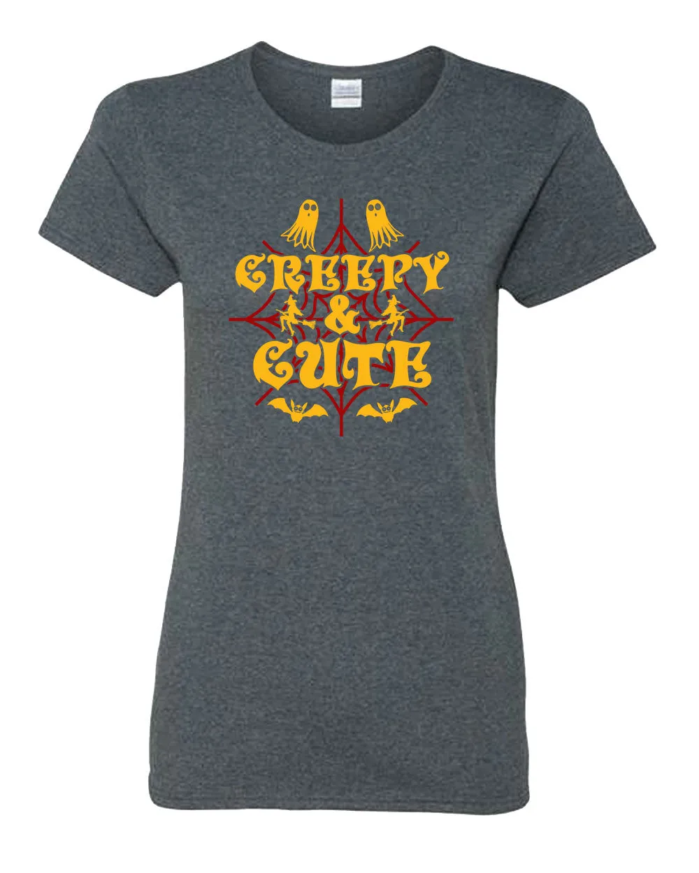 Creepy and cutie Halloween t-shirt women tees