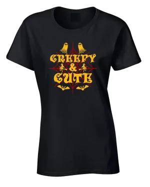 Creepy and cutie Halloween t-shirt women tees