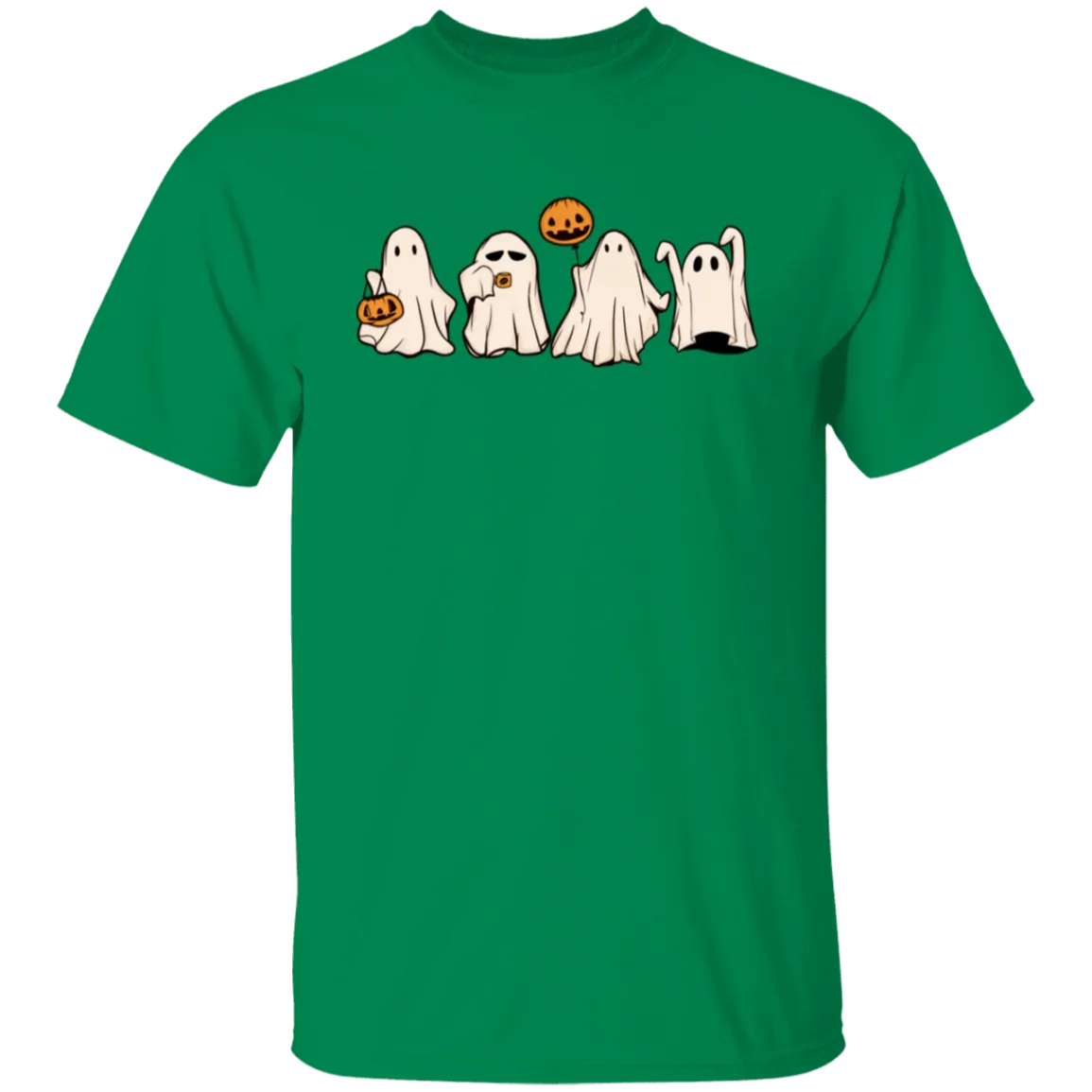 Cute Halloween Ghosts T-Shirt – Adorable Spooky Gildan Tee