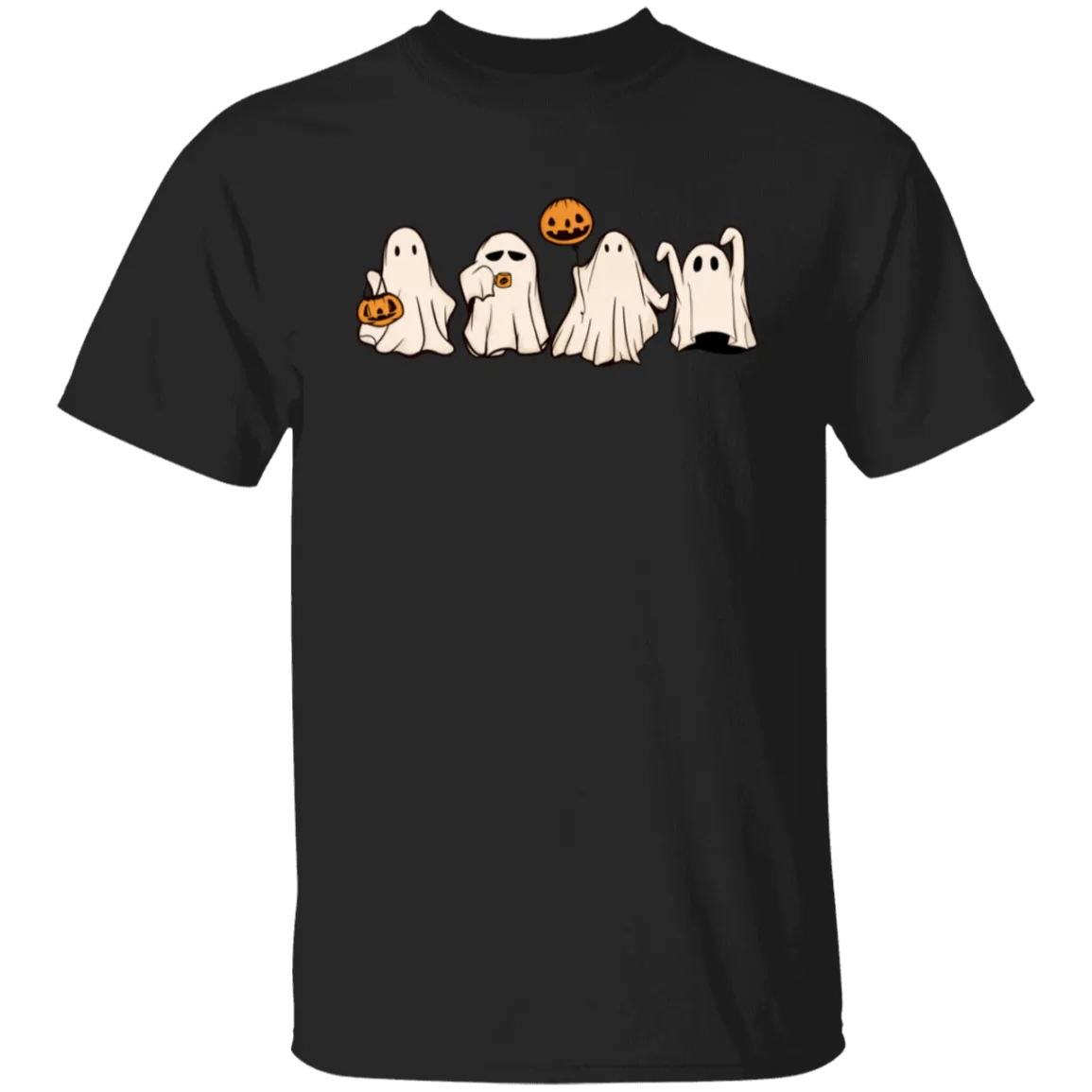 Cute Halloween Ghosts T-Shirt – Adorable Spooky Gildan Tee