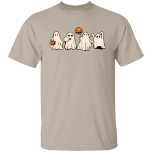 Cute Halloween Ghosts T-Shirt – Adorable Spooky Gildan Tee