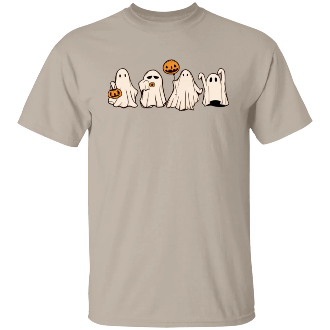 Cute Halloween Ghosts T-Shirt – Adorable Spooky Gildan Tee