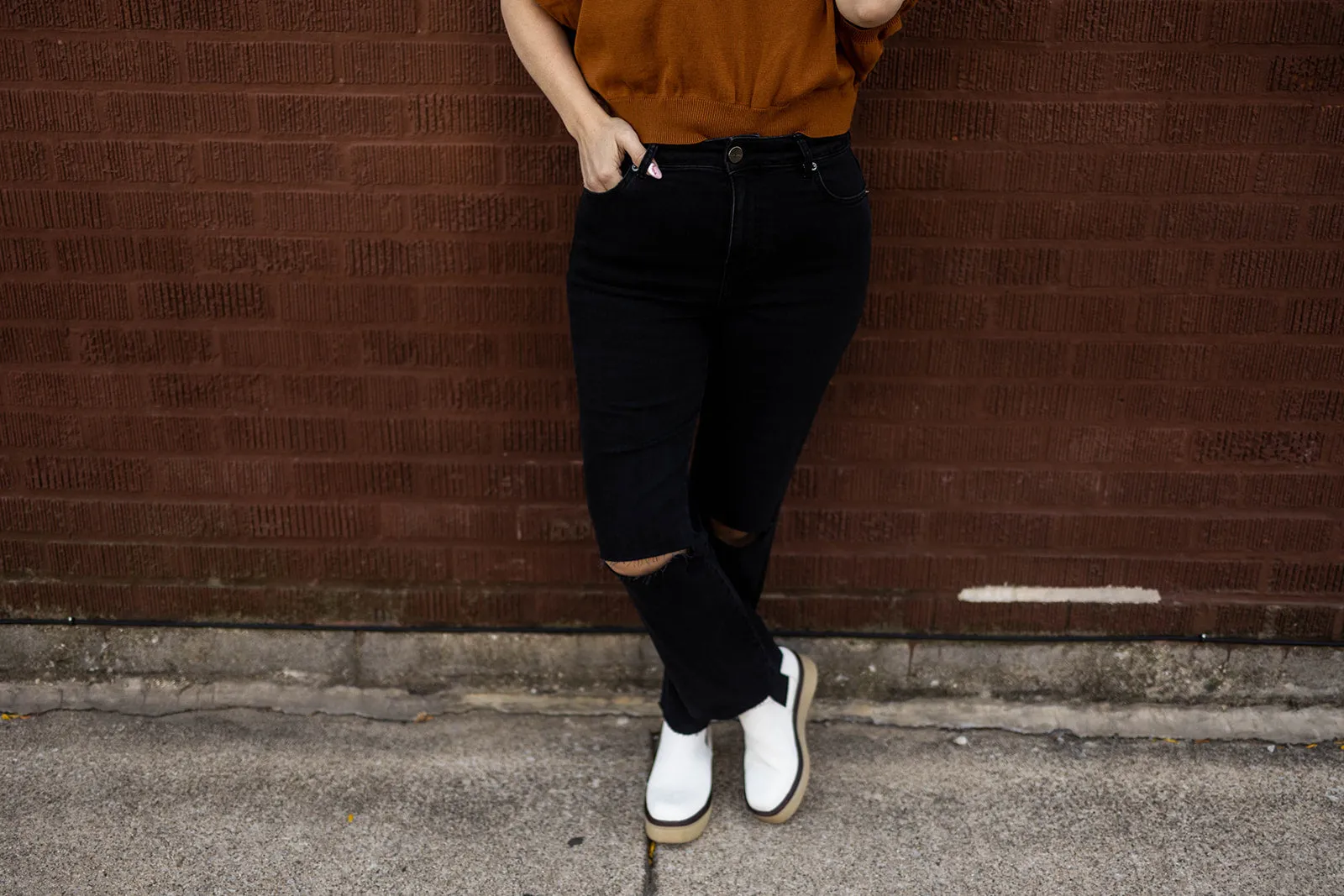 denver weathered black jeans