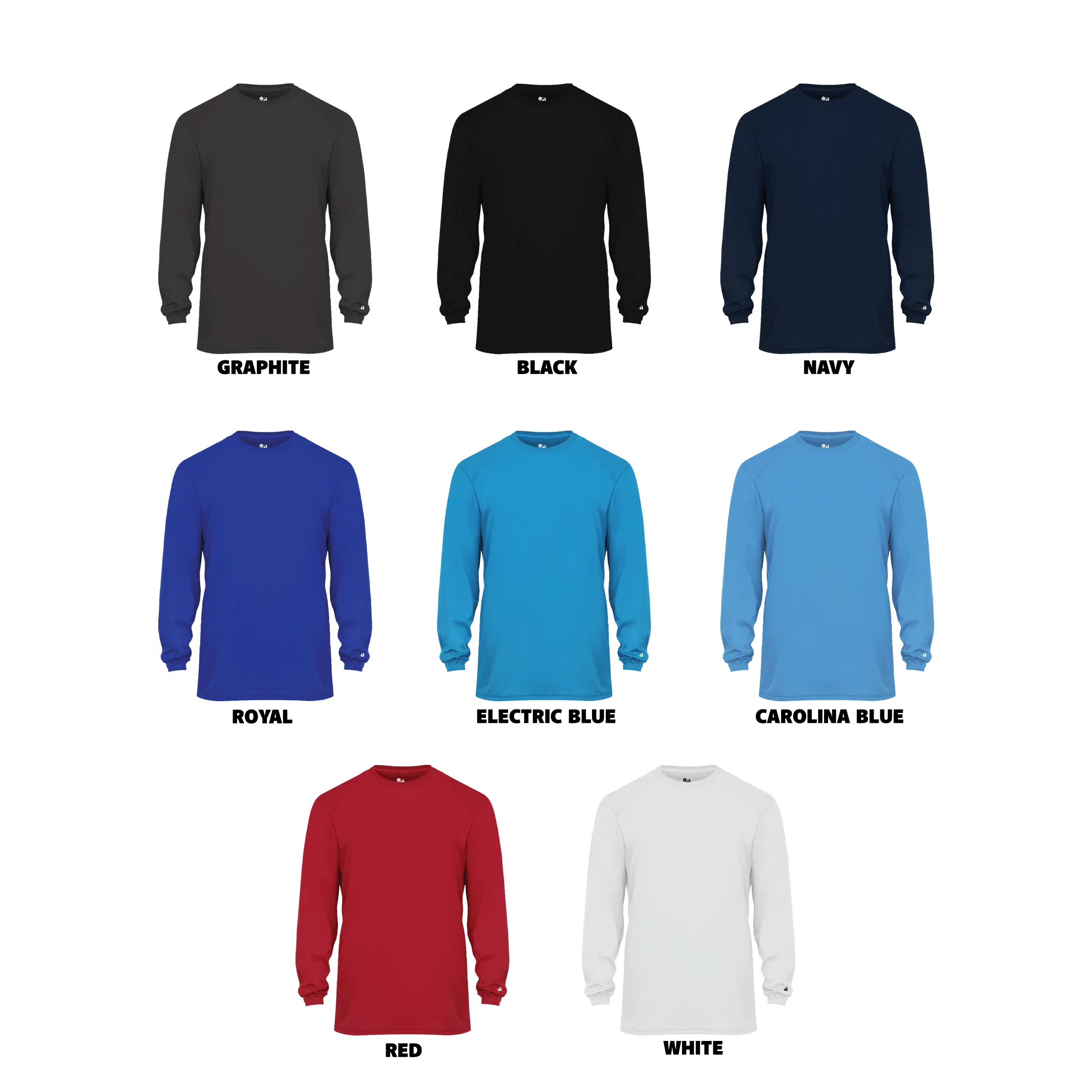 Drill & Play Coach Men's Performance Crew Long Sleeve Shirt