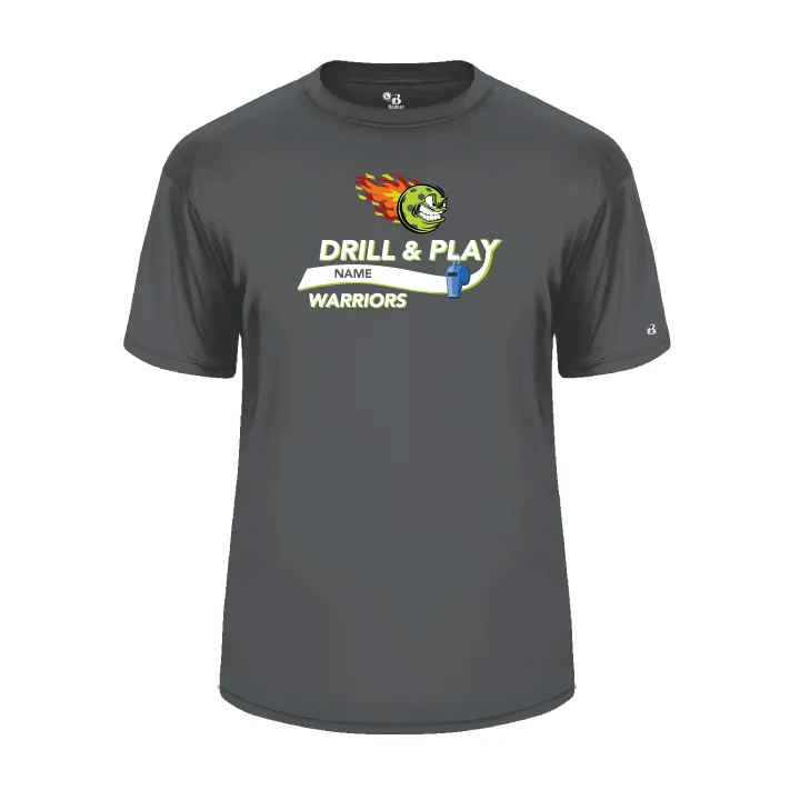 Drill & Play Coach Men's Performance Crew Short Sleeve Shirt