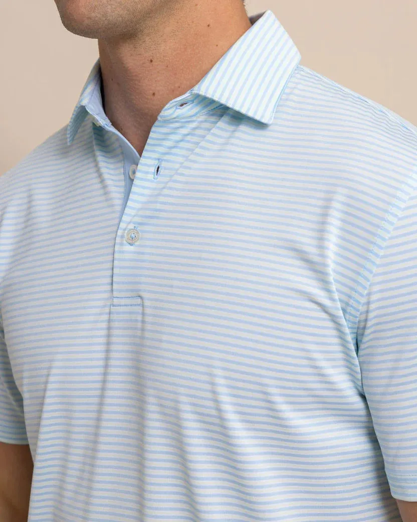 Driver Verdae Stripe Polo (Seacrest Green)