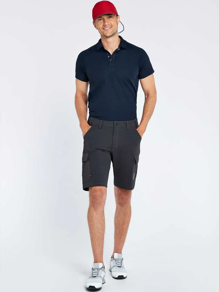 DUBARRY Menton Mens Short-Sleeve Technical Polo - Navy