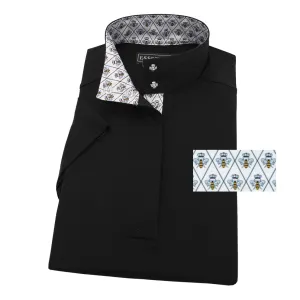 Essex Classics Ladies Queen Bee “Dusk” Black Jumper Performance Short Sleeve Show Shirt