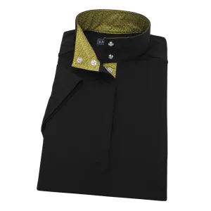 Essex Classics Ladies Stirrups “Dusk” Black Jumper Performance Short Sleeve Show Shirt