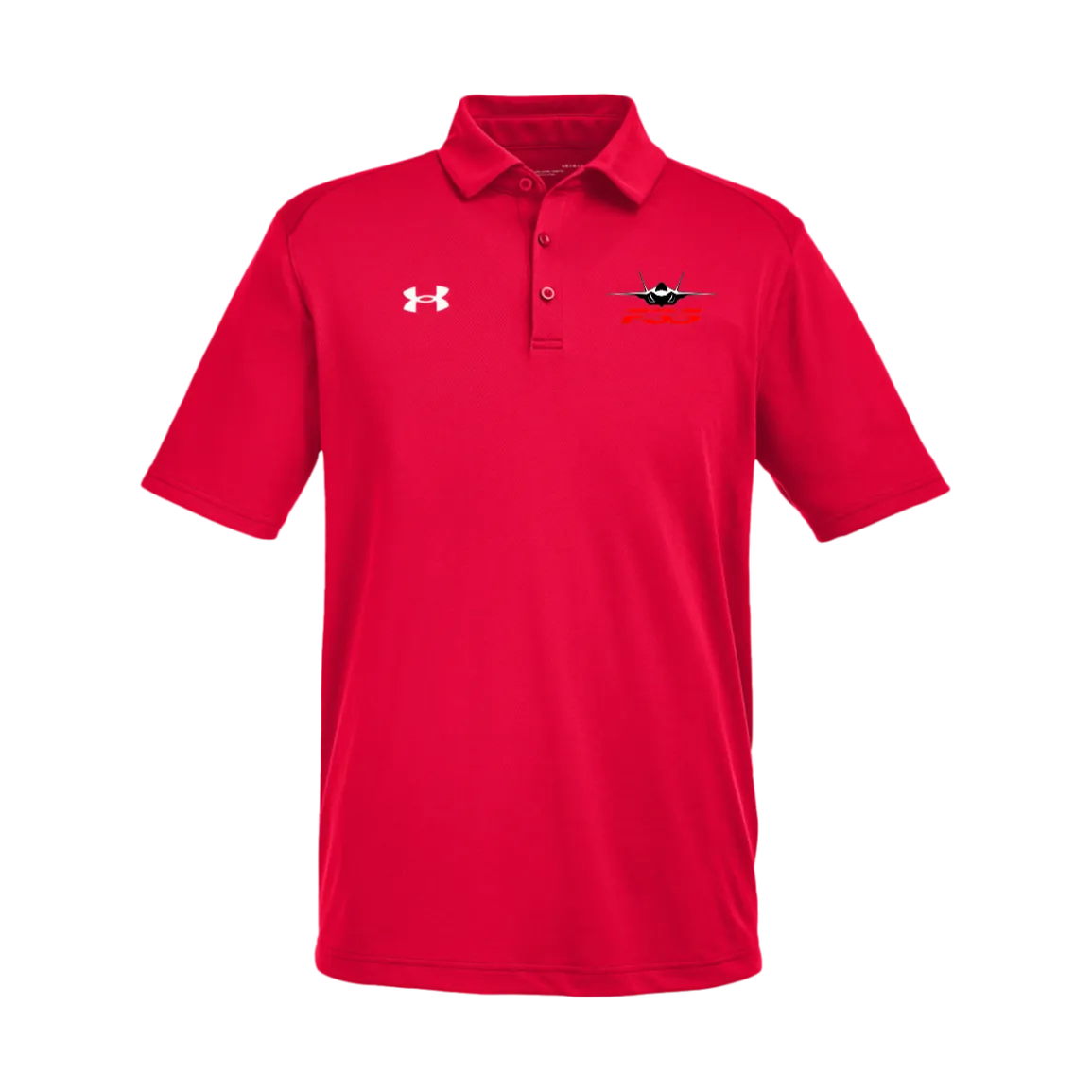 F-35 Under Armour Mens Tech Polo