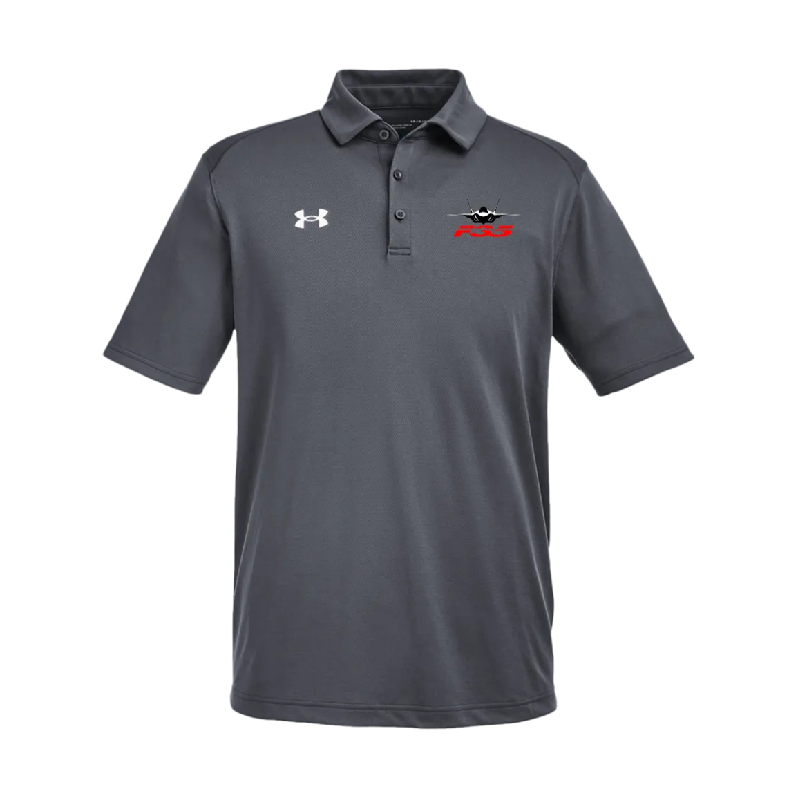 F-35 Under Armour Mens Tech Polo