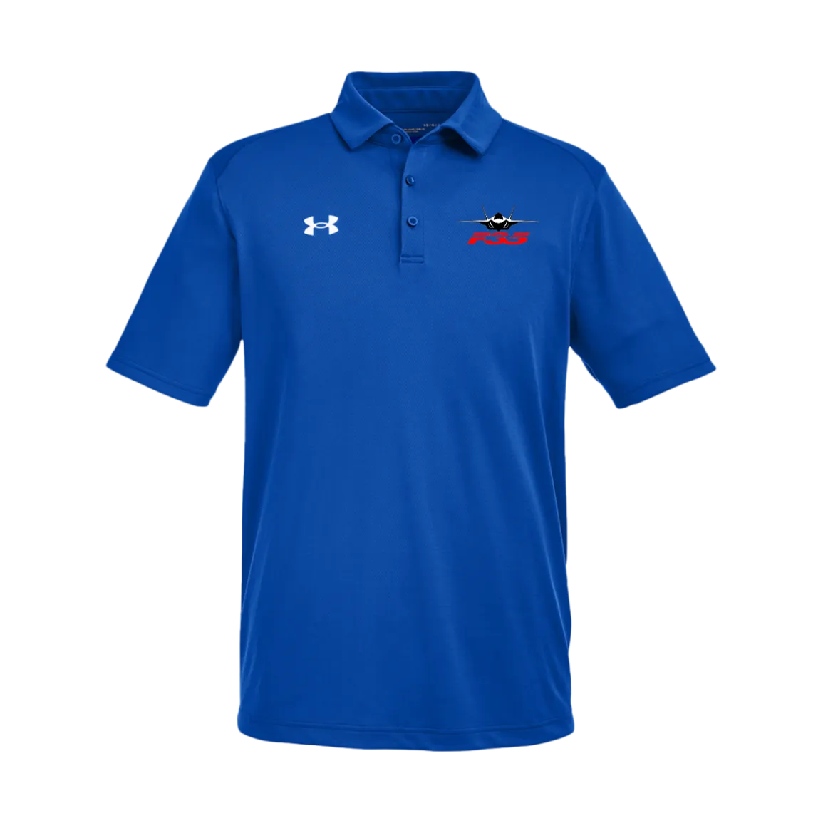 F-35 Under Armour Mens Tech Polo