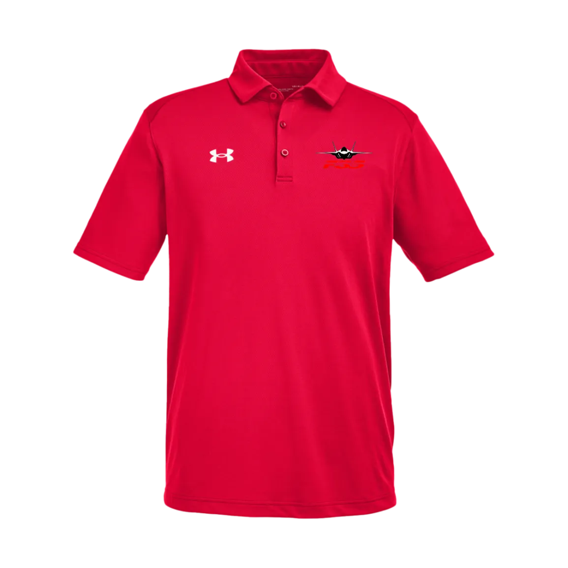F-35 Under Armour Mens Tech Polo