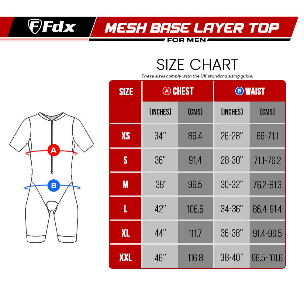 Fdx Zion Red Men's & Boy's Sleeveless Padded Triathlon Suit