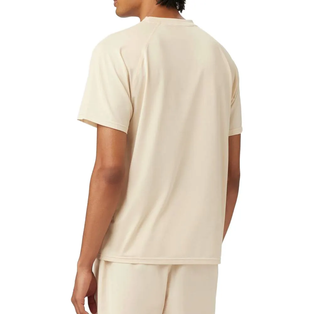 Fila Men's Short Sleeve Crewneck Top (Gardenia)