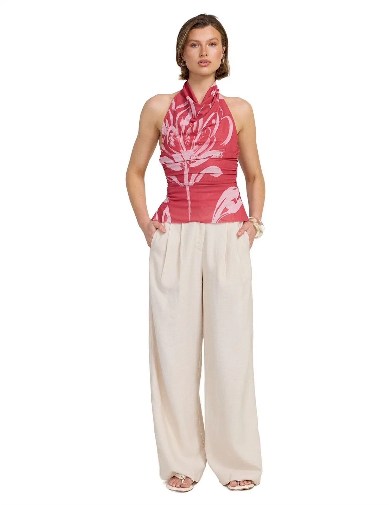 FLORA MESH HALTER