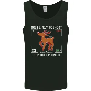 Funny Christmas Photography Photographer Mens Vest Tank Top
