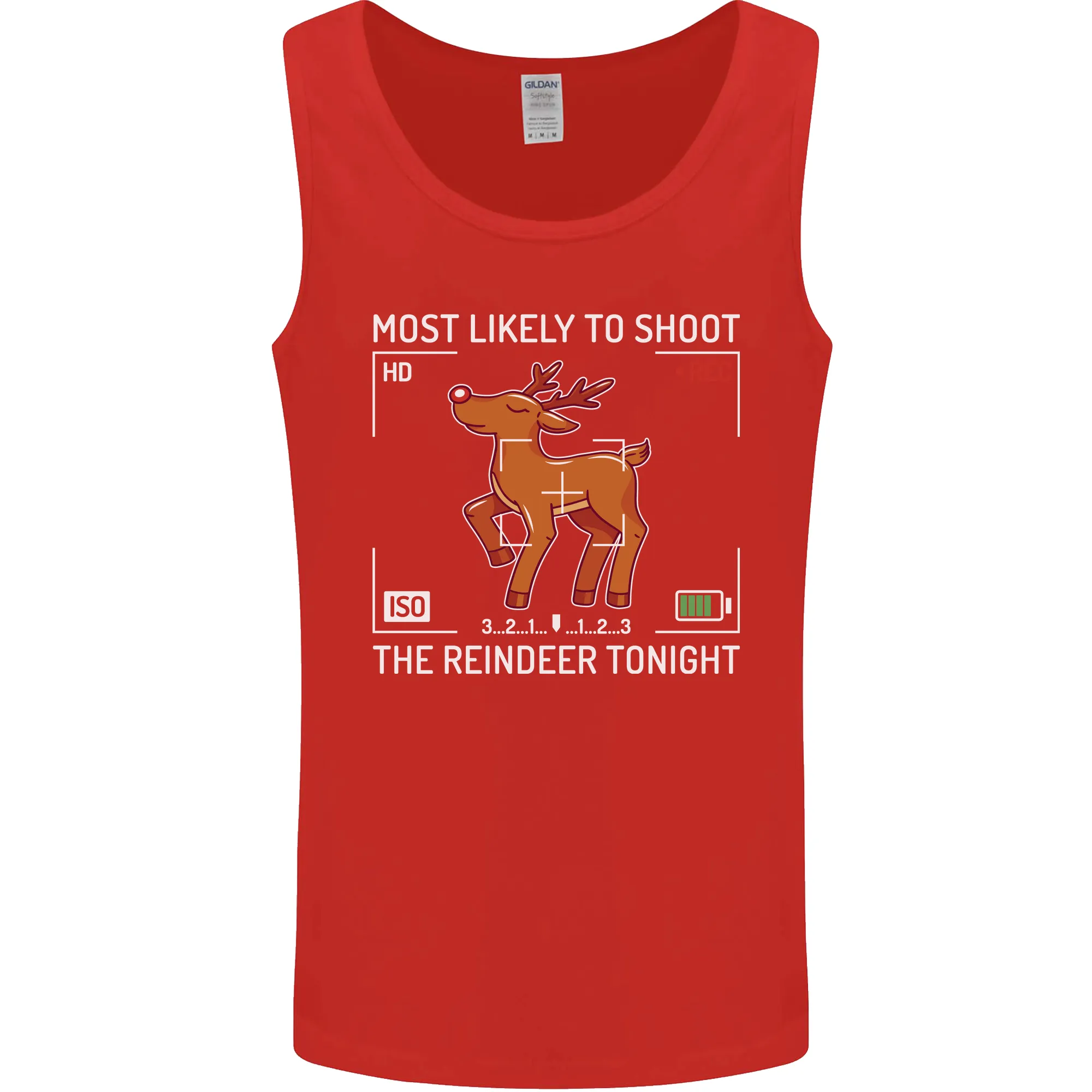 Funny Christmas Photography Photographer Mens Vest Tank Top