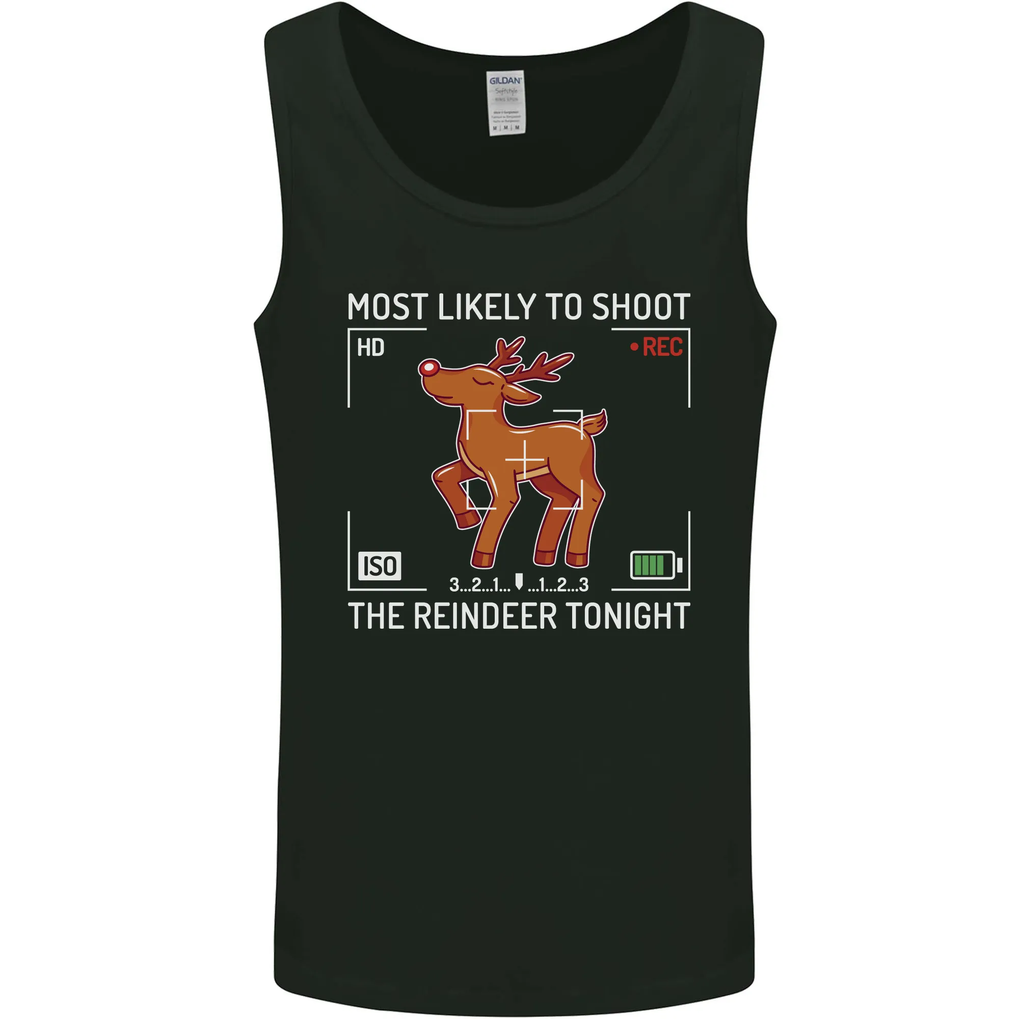 Funny Christmas Photography Photographer Mens Vest Tank Top