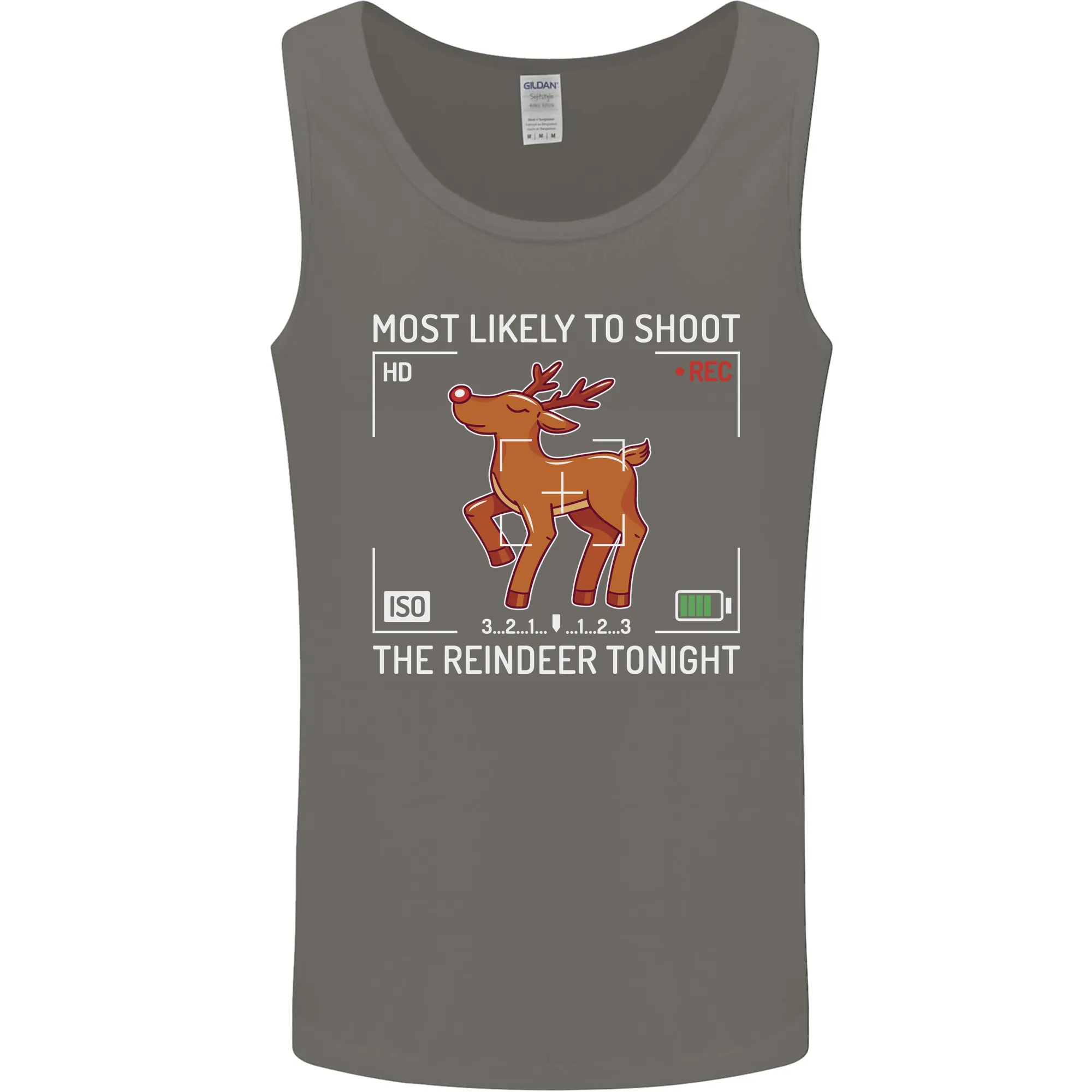 Funny Christmas Photography Photographer Mens Vest Tank Top