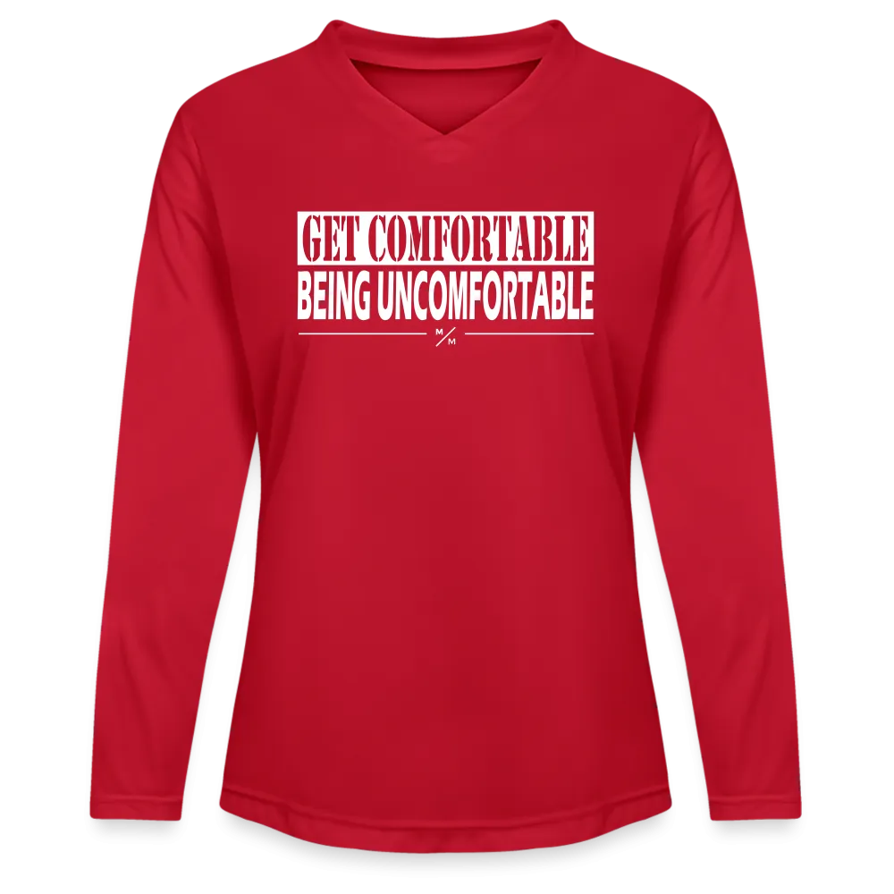 Get Uncomfortable - Ladies' Zone Performance Long-Sleeve T-Shirt