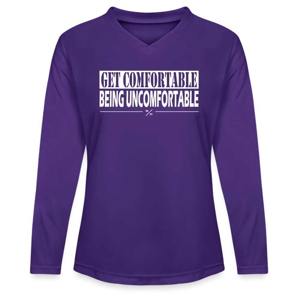 Get Uncomfortable - Ladies' Zone Performance Long-Sleeve T-Shirt