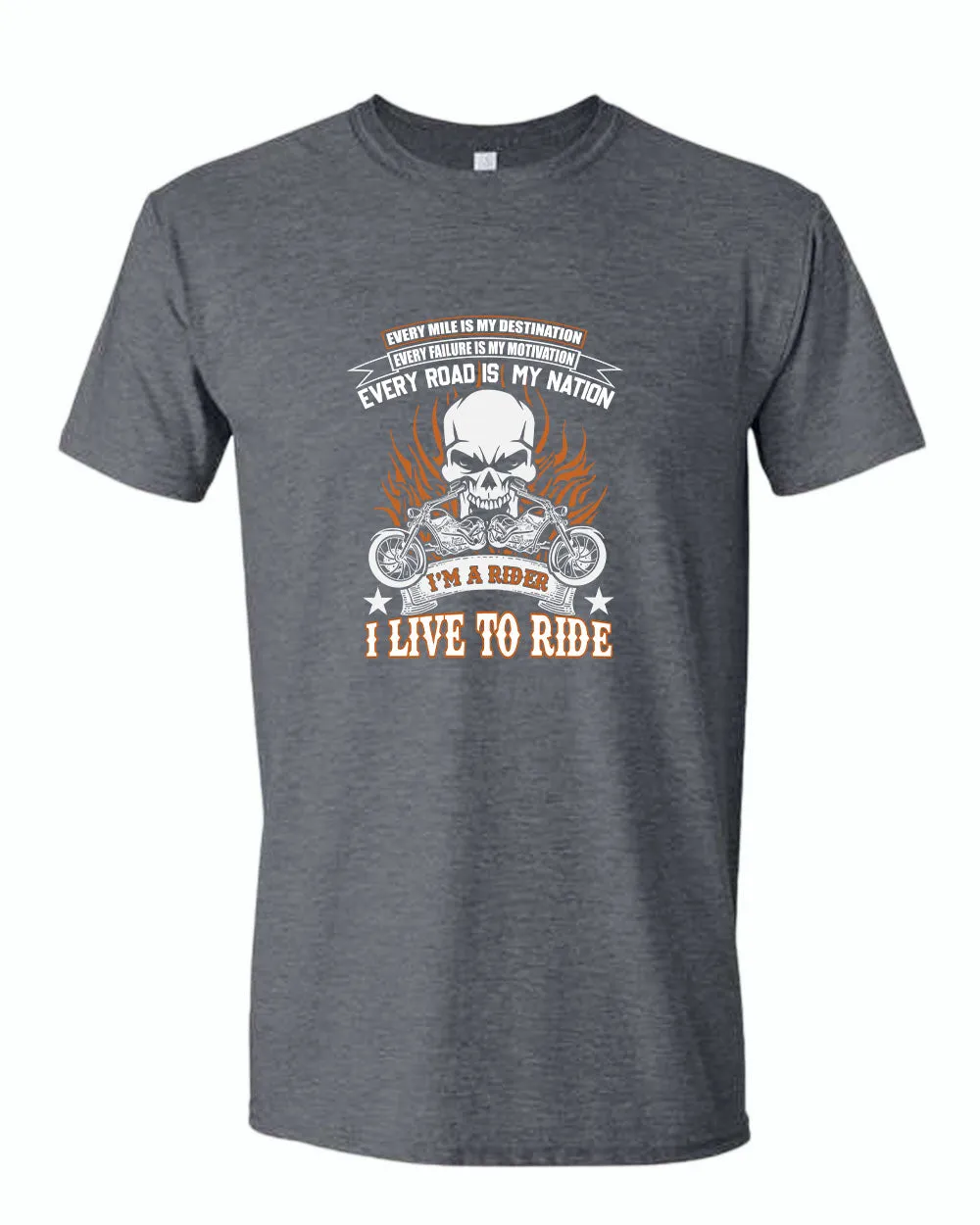 I live to ride, i'm a rider motorcycle t-shirt