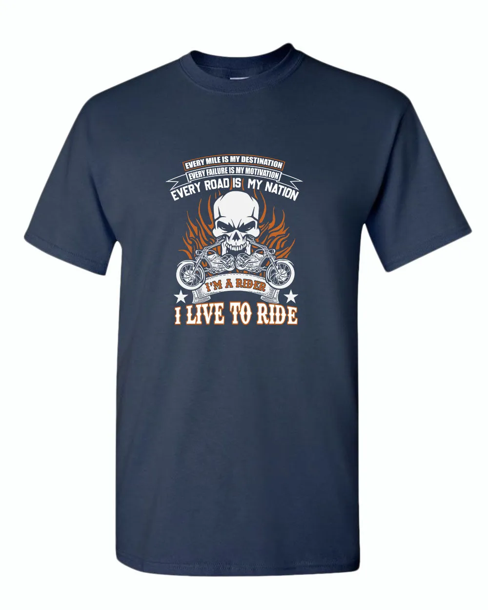 I live to ride, i'm a rider motorcycle t-shirt