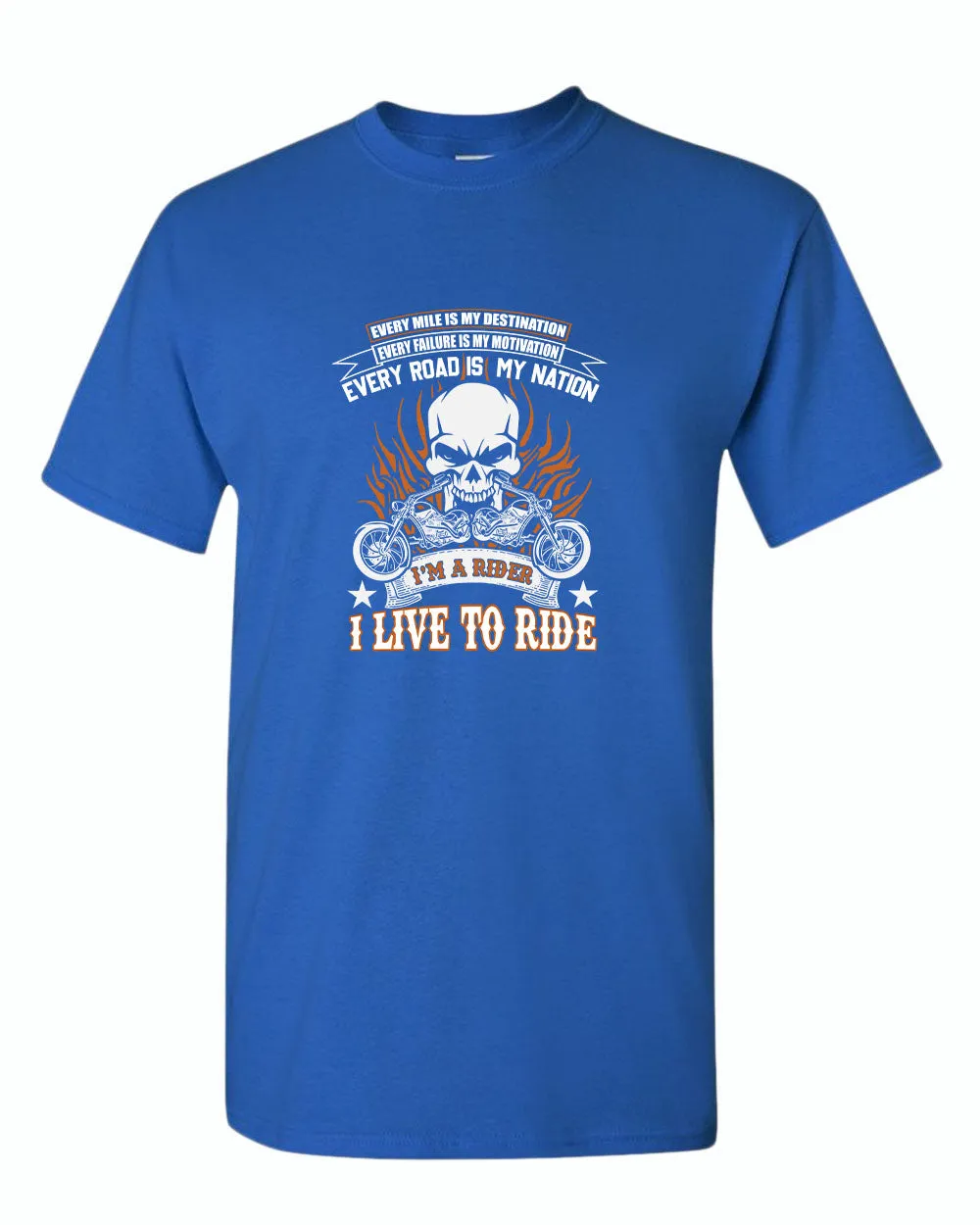 I live to ride, i'm a rider motorcycle t-shirt
